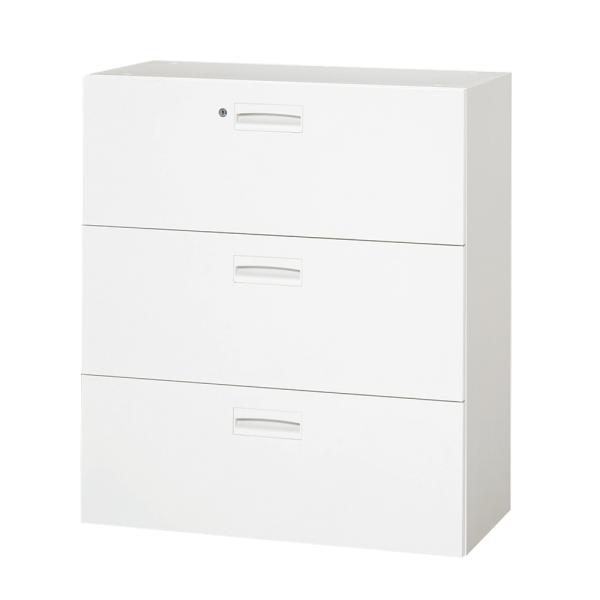 収納ユニット 下置専用 3段引出し型 900×450×1030mm V945-311D (3-213...