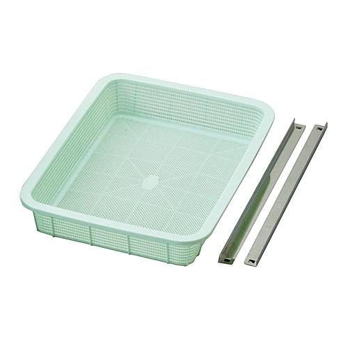 ダストアウトR ガラス器具保管庫 用スライドバスケット 浅 アズワン  (3-5312-15)