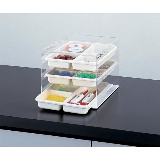 トレーラック ストッパー付 273×370×243mm アズワン R3 (3-5665-01)