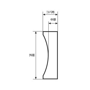 平凹レンズ φ30mm 焦点距離:-80mm ...の詳細画像1