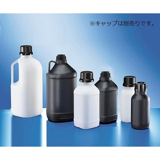 KAUTEX 細口角瓶 UN規格/リキッド 白 2500mL 取手付き 2000085405 (3-...