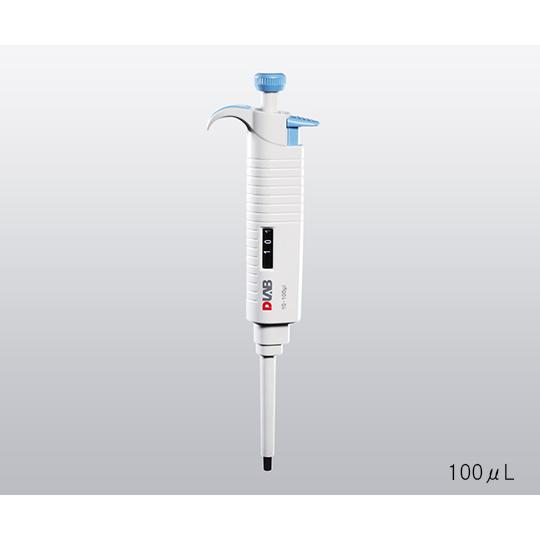 マイクロペットプラス シングルチャンネル・容量固定タイプ 100μL DLAB  (3-7024-0...