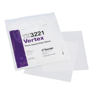 テックスワイプ Texwipe 滅菌バーテックスワイパー Sterile Vertex 280×280mm 100枚入 TX3221