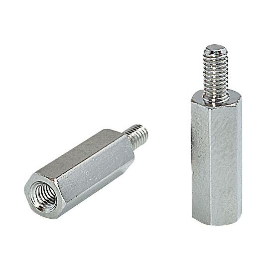 六角オネジ・メネジスペーサー M・異径タイプ 10個入 M・Y・G MDU5-12 (3-9673-...