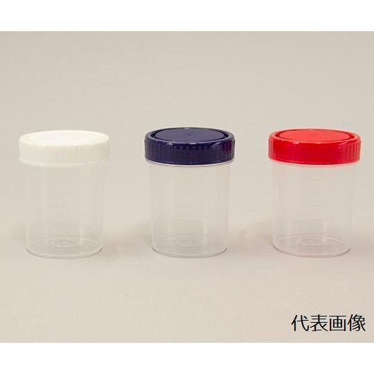 滅菌サンプル容器 個包装タイプ 赤 120mL 1箱 200個入 P40104R (4-2051-0...