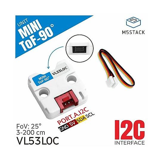 M5Stack用90度ミニToFユニット VL53L0CXV0DH M5Stack M5STACK-...