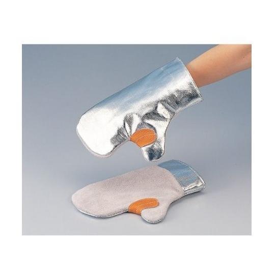 耐熱手袋 アルミカーボン ケブラー R 革 スタンダードタイプ (6-940-01)