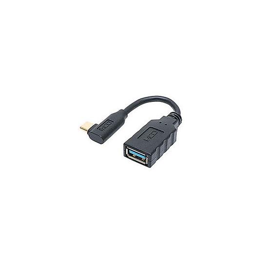 USB Type-CtoA変換ケーブル L型 5cm USA-10G2C/LS 60-2181-80