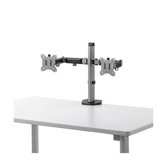 380mm モニターアーム 水平可動/2面 サンワサプライ EA764AG-21 60-2838-4...