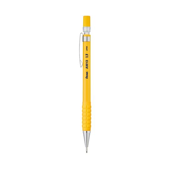 シャープペンシル AMEIN アメイン シャープペン 1.3mm イエロー軸 ぺんてる AM13-G...