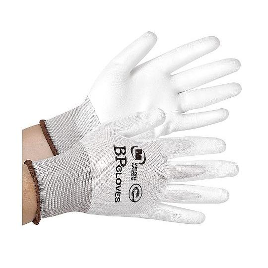 エコマーク認定 作業用手袋 BPグローブ ウレタン背抜き SSサイズ 1袋 10双入 ミドリ安全 C...
