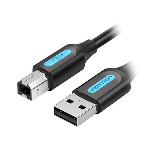 USB 2.0 A Male to B Maleケーブル PVC Type ブラック 10m VEN...