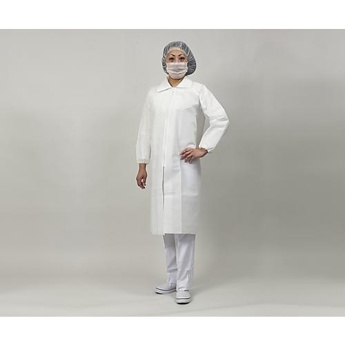 AZ CLEANTM1301 白衣3点セット ファスナー 3L アゼアス AZCLEAN1301-3...