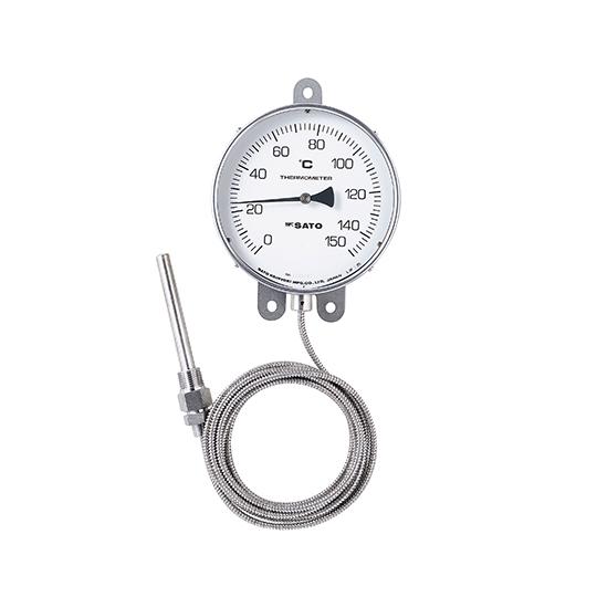 壁掛型隔測式温度計 0〜200℃ 佐藤計量器製作所 LB-150S (61-0066-13)