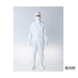 クリーンルーム用ツナギ服 白 S 東洋リントフリー FH199C-01 S (61-0091-28)の商品画像