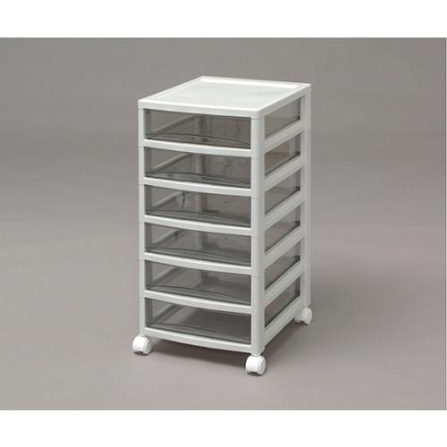 オフィスチェスト 中6段 ライトグレー アイリスオーヤマ OCE-600R (61-0423-98)