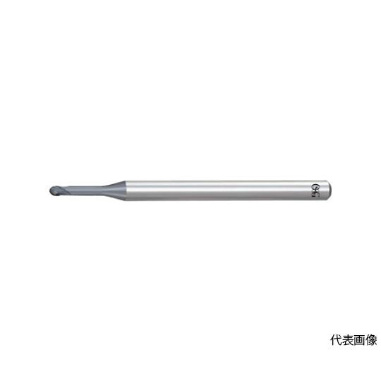 超硬ボールエンドミル WXLコート2刃 (深リブボール形)  WXL-LN-EBD-R0.5X12X...