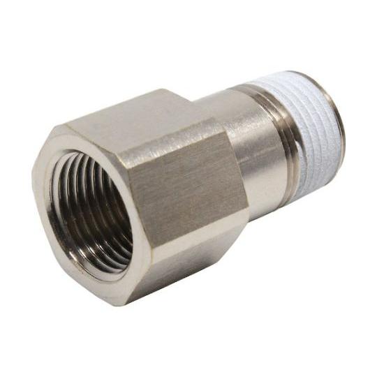 チューブフィッティング 延長継手ブッシュ おねじR3/8 めねじRc3/8 ピスコ PF03-03 ...