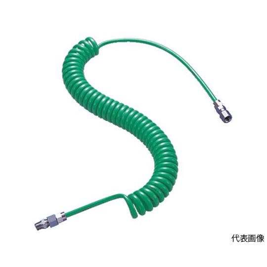 スパッタウレタンコイルホース 5X8mm 使用範囲3.6m トラスコ中山 TCH-808 (61-1...