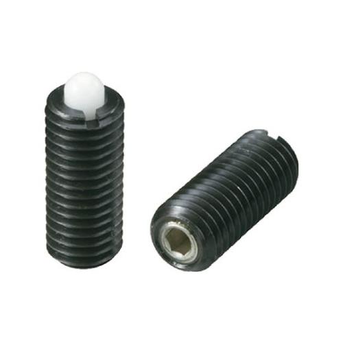 スプリングプランジャー 重荷重用・樹脂ピン M6 kipp PLN6 (61-2059-88)