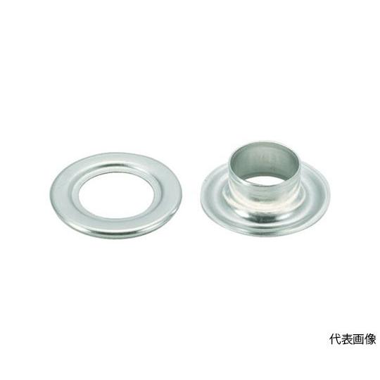 両面ハトメ アルミ 5mm 100組入 ブリスターパック入 トラスコ中山 P-THP-A5 (61-...