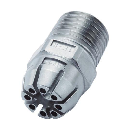 ラウンド形エアーノズル TAIFUJetシリーズ ステンレス鋼316L製 ネジ1/4オス Φ1.6 ...