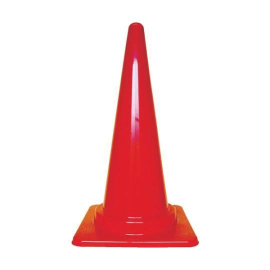 安全コーン 幅380mmX高さ700mm レッド トラスコ中山 TCC-R (61-2748-58)