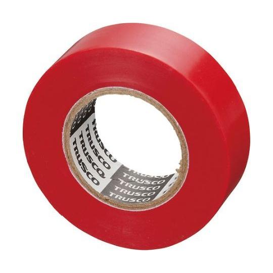 脱鉛タイプビニールテープ 19mmX10m 10巻入り 赤 トラスコ中山 GJ-2110 R (61...