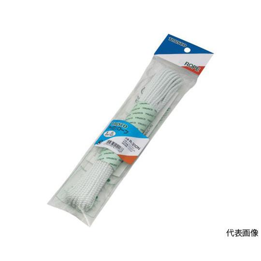 ナイロンロープ 3つ打 線径6mmX長さ10m トラスコ中山 R-610N (61-2789-79)