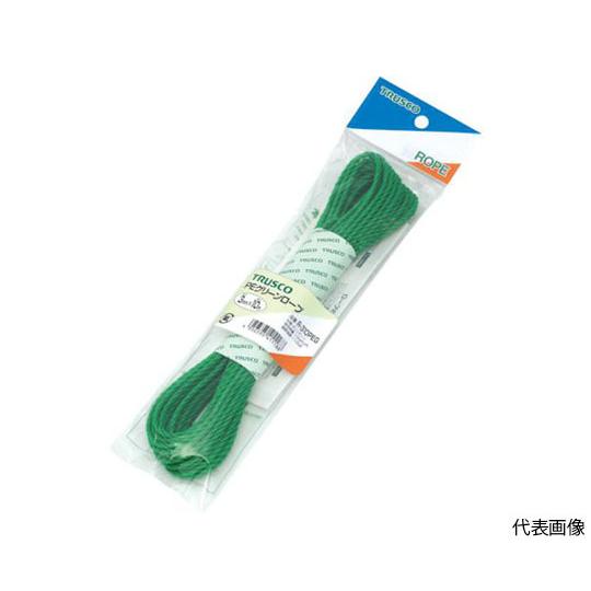 PEグリーンロープ 3つ打 線径6mmX長さ10m トラスコ中山 R-610PEG (61-2790...