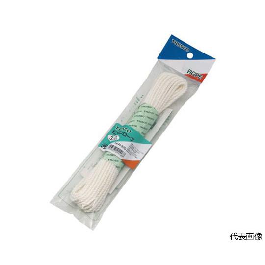 ビニロンロープ 3つ打 線径6mmX長さ10m トラスコ中山 R-610 (61-2791-25)