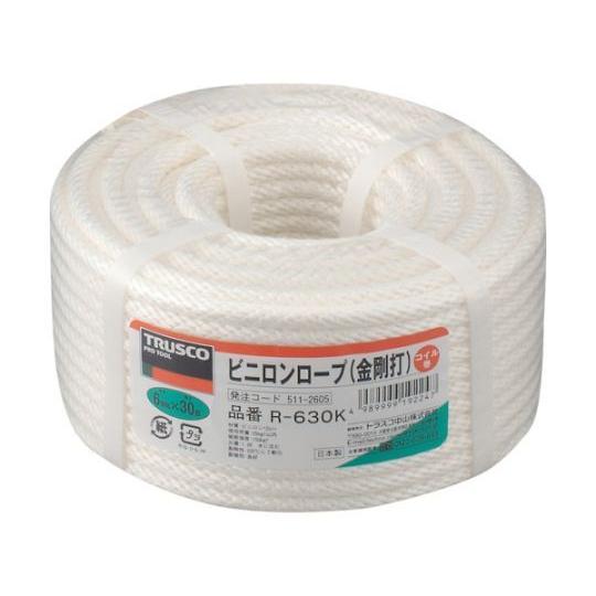 ビニロンロープ 金剛打 線径6mmX長さ30m トラスコ中山 R-630K (61-2791-55)