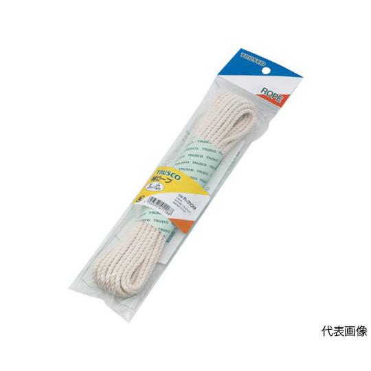 綿ロープ 3つ打 線径6mmX長さ10m トラスコ中山 R-610M (61-2791-90)