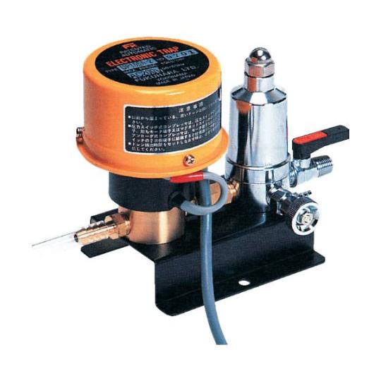 ドレン排出器 電子トラップ 圧力開閉式・アンローダー式兼用 単相100V フクハラ UP155-1E...
