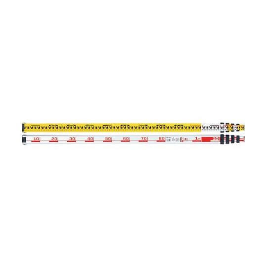 ムラテックKDS アルミスタッフ5m5段 K552W (61-2922-17)