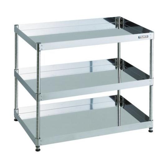 トラスコ中山 430クリーンフェニックス ラック型 900X600 3段 CPE4-R993 (61...