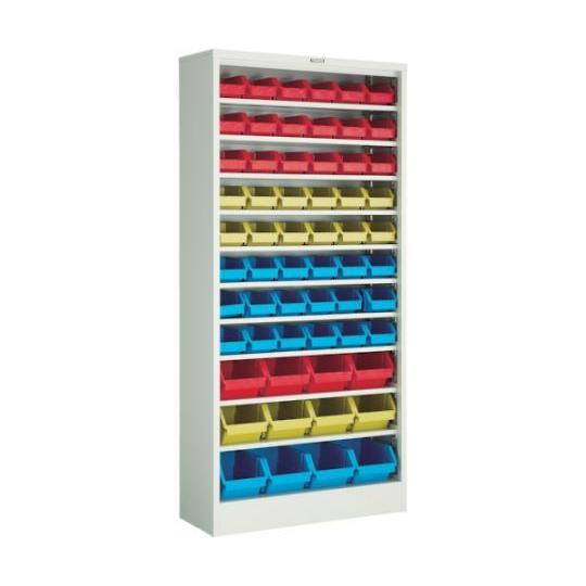 コンテナラックケース バンラックケース M型 コンテナ入 H1790 トラスコ中山 610M-B (...