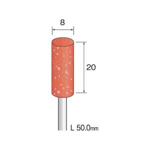 ミニター 軸付ゴム砥石 ＃４００ １０個 DB2046 (61-3896-56)の商品画像