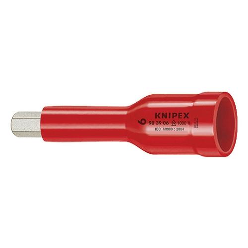 KNIPEX １／２ＳＱ 絶縁ヘキサゴンソケット １０００Ｖ 9849-06 (61-3993-04...