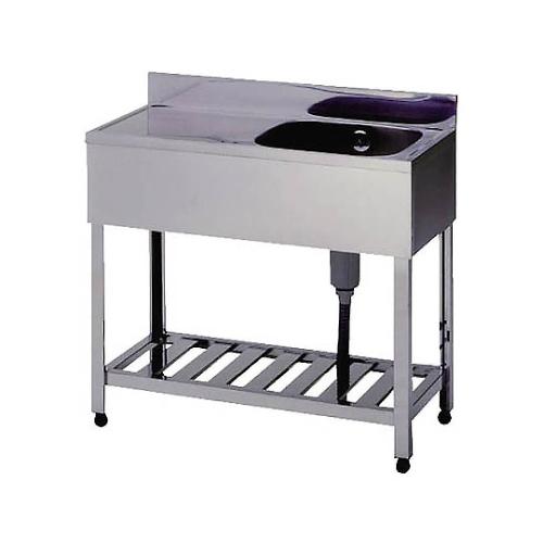 一槽水切シンクBG無ホース付右水槽 900×450×800 東製作所 KPMC1-900-R (61...