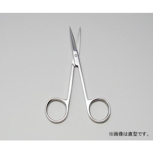 眼科剪刀 115mm 反型 平 医療機器認証取得済 (61-5079-30)