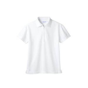 住商モンブラン ポロシャツ 男女兼用 半袖ネット付 白 2-571 5L (61-6079-93)の商品画像