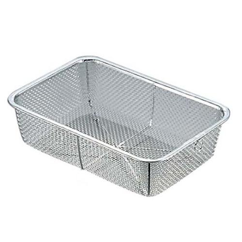 18-8 特角深型 ザル 8号 355×240 特大 31291 新越ワークス 5643800 (6...