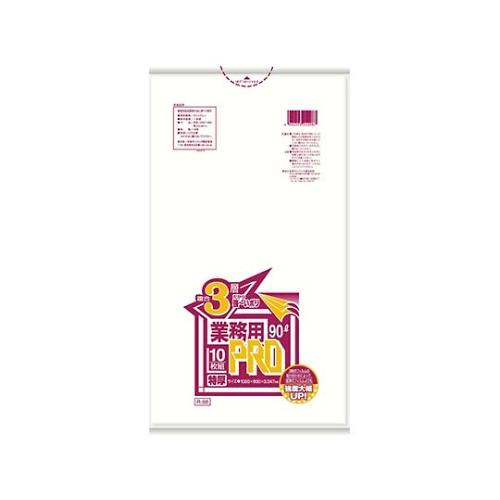 業務用PROゴミ袋 半透明 複合3層特厚 90L R-98C 200枚 江部松商事 8541100 ...