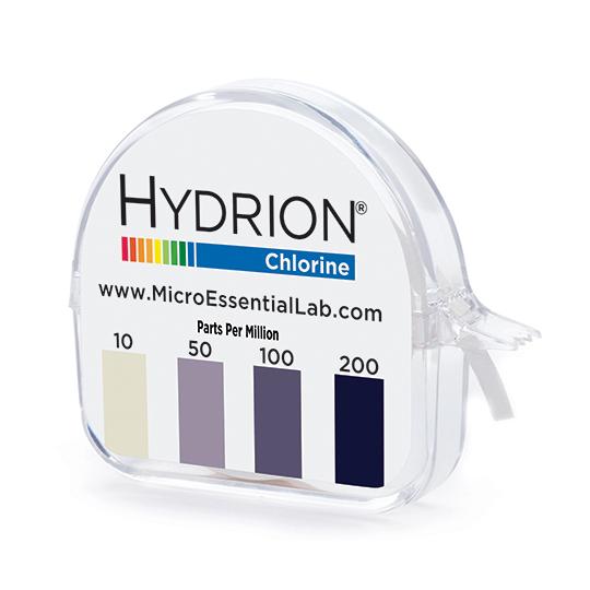 塩素試験紙 ロールタイプ ディスペンサー入 スペアロール付 マイクロエッセンシャル CM-240 (...