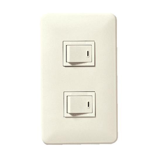 フルカラー埋込ダブルスイッチB パナソニック WNP5201MWP (61-8917-85)