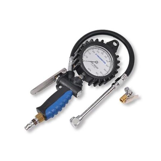 50- 600kpa タイヤチャック＆ゲージ 小型チャック エスコ EA123CJ-2A (61-8...