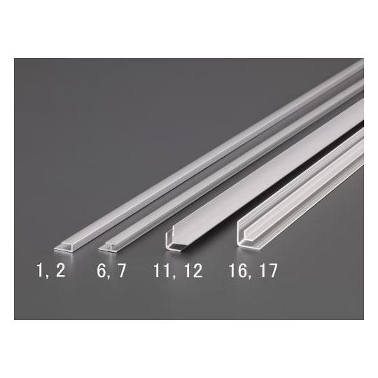 600mm パネル縁 アルミ製・コ型/10本 エスコ EA440HW-1 (61-8939-57)