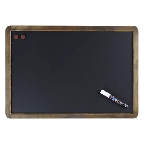 アンティークブラックボード つや消し仕上げ 縦420×横600 レイメイ藤井 LNB385 (61-...