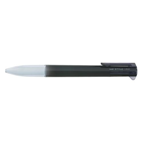 三菱鉛筆 スタイルフィット 5色ホルダー クリップ付 ブラック UE5H-258.24 (61-93...
